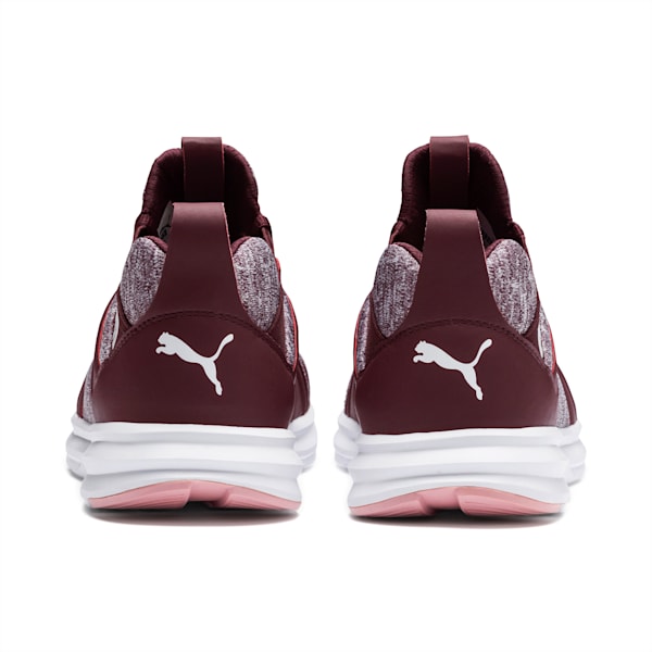 Enzo Heather Women’s Sneakers, Vineyard Wine-Bridal Rose-Puma White, extralarge