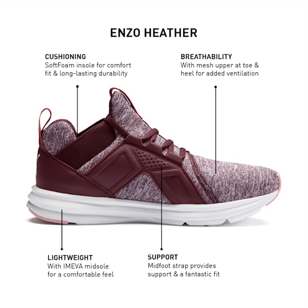 Puma enzo heather on sale