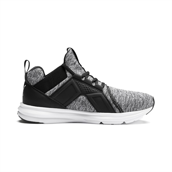 Enzo Heather Women’s Sneakers, Puma Black-CASTLEROCK-Puma White, extralarge