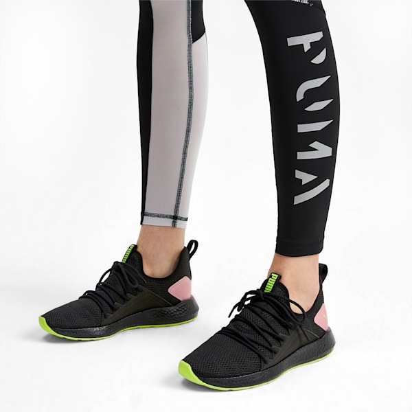NRGY Neko Shift Women's Running Shoes, Puma Black-Bridal Rose, extralarge