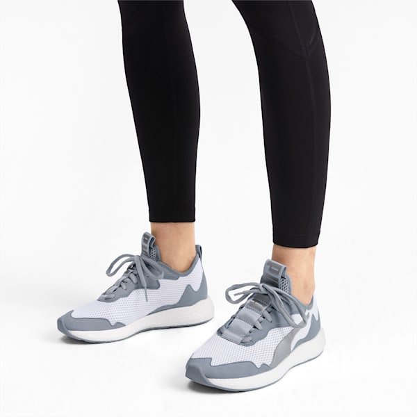NRGY Neko Skim SoftFom+ Women's Running Shoes, Puma White-Quarry, extralarge-IND