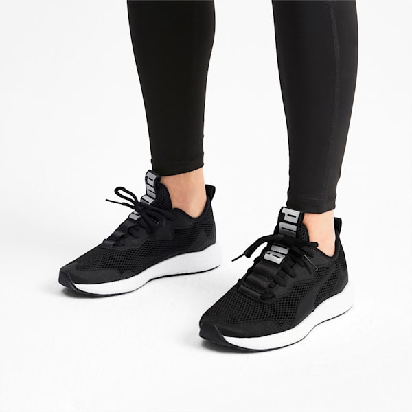 NRGY Neko Skim Women’s Running Shoes, Puma Black-Puma Silver, extralarge