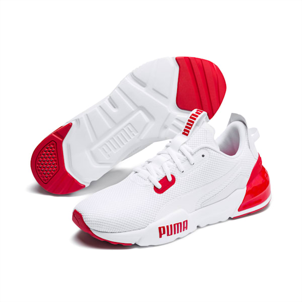 CELL Phase Men’s Training Shoes, Puma White-High Risk Red, extralarge