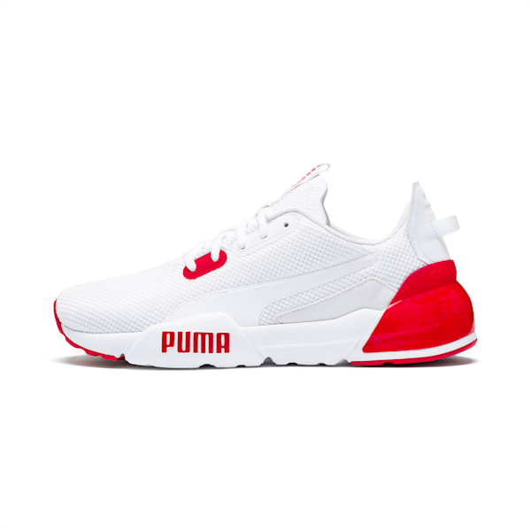 CELL Phase Men’s Training Shoes, Puma White-High Risk Red, extralarge