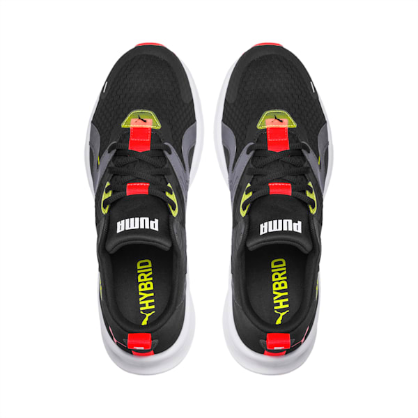 HYBRID Fuego Men's Running Shoes, Puma Black-Yellow Alert