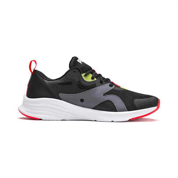 HYBRID Fuego Men's Running Shoes, Puma Black-Yellow Alert, extralarge