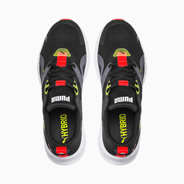 HYBRID Fuego Men's Running Shoes, Puma Black-Yellow Alert, extralarge