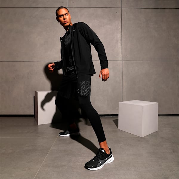 HYBRID Fuego Men's Running Shoes, Puma Black-Puma White, extralarge-IND