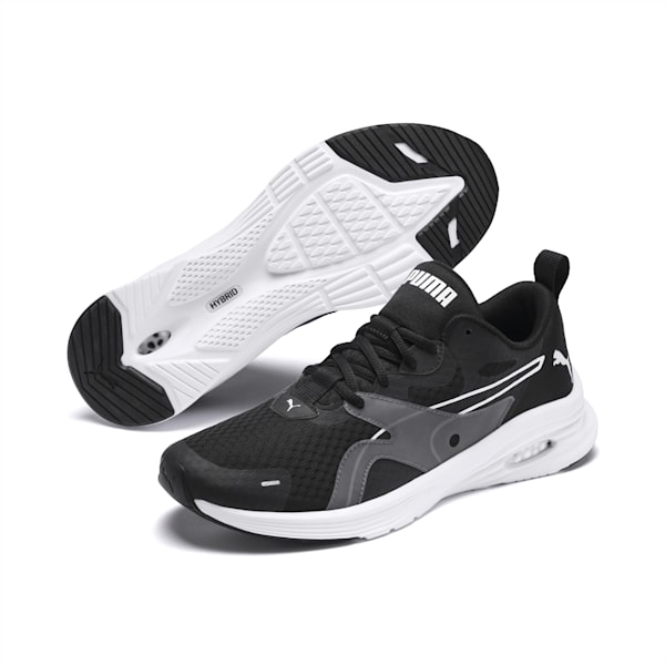 HYBRID Fuego Men's Running Shoes, Puma Black-Puma White, extralarge