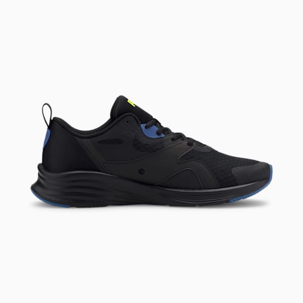 HYBRID Fuego Men's Running Shoes, Puma Black-Lava Blast-Yellow Alert, extralarge