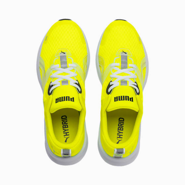 HYBRID Fuego Lights Men's Running Shoes, Yellow Alert, extralarge