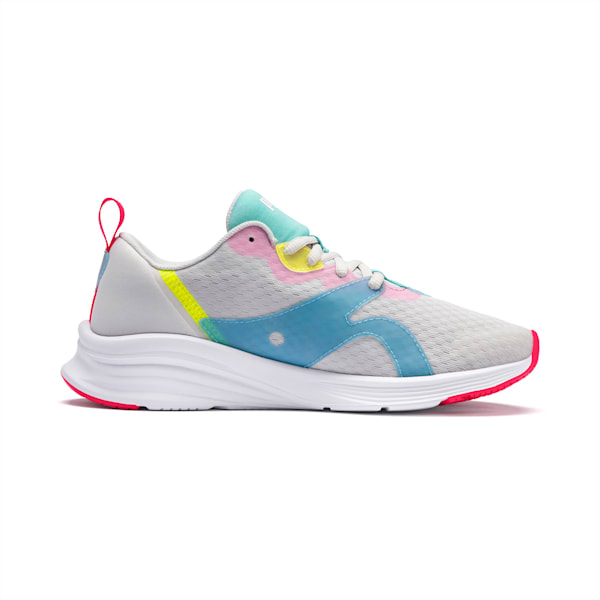 HYBRID Fuego Women's Running Shoes, Glacier Gray-Yellow Alert-Nrgy Rose