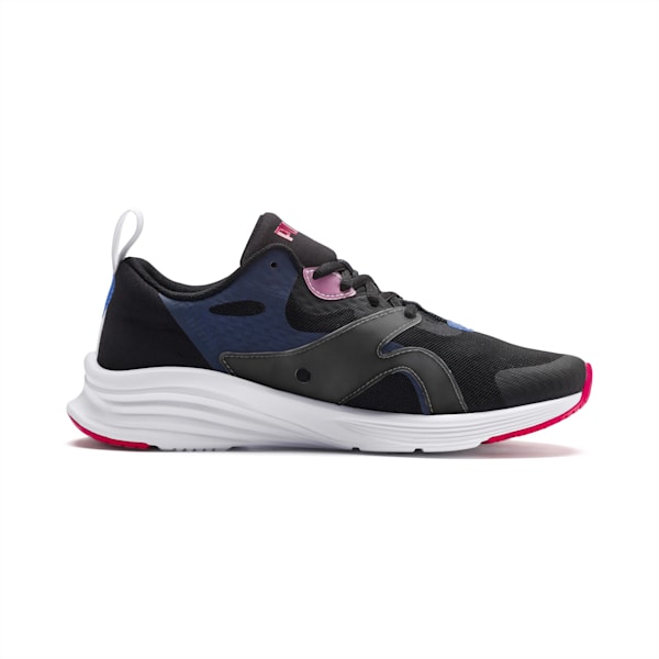 Hybrid Fuego Women's Running Shoes, Puma Black-Blue Glimmer-Nrgy Rose, extralarge