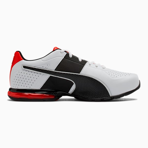 Cell Surin 2 Wide Men’s Training Shoes, Puma White-Puma Black-Flame Scarlet, extralarge