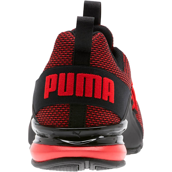 Axelion Mesh Wide Men's Training Shoes, High Risk Red-Puma Black, extralarge
