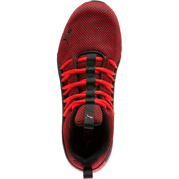 Axelion Mesh Wide Men's Training Shoes, High Risk Red-Puma Black, extralarge