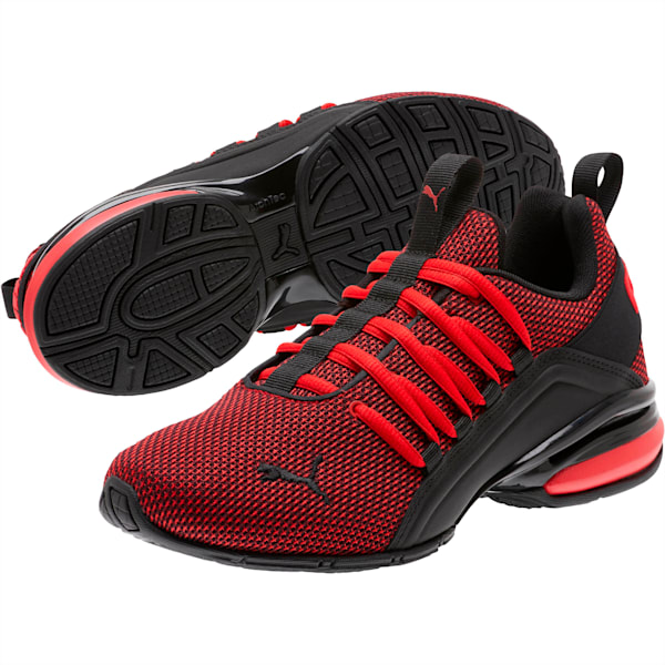 Axelion NM Training Shoes JR, High Risk Red-Puma Black, extralarge
