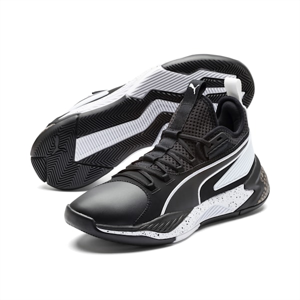 Uproar Core Basketball Shoes, Puma Black, extralarge