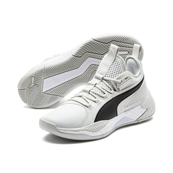 Uproar Core Basketball Shoes, Glacier Gray, extralarge