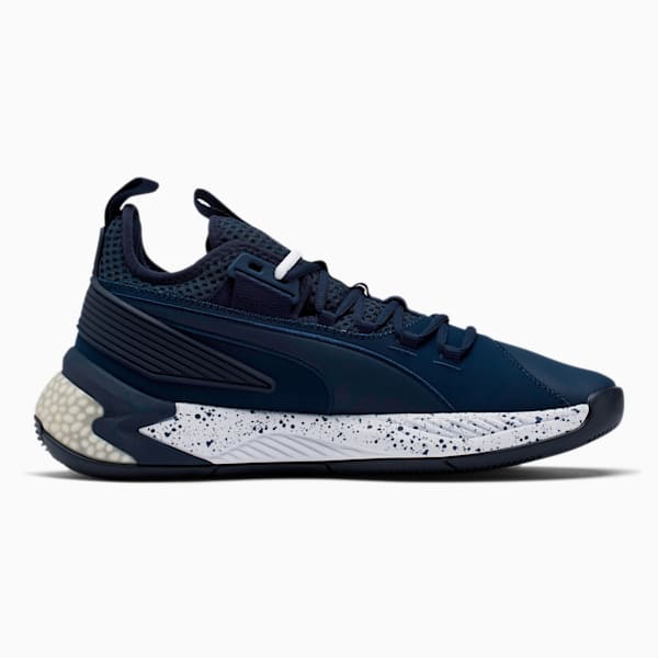 Uproar Core Basketball Shoes, Peacoat-Puma White, extralarge