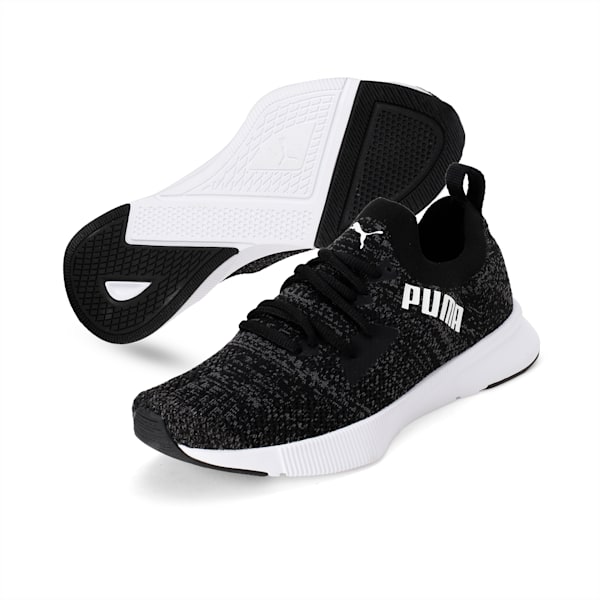 Flyer SoftFoam+ Women's Running Shoes, Puma Black-Asphalt-Puma White, extralarge-IND