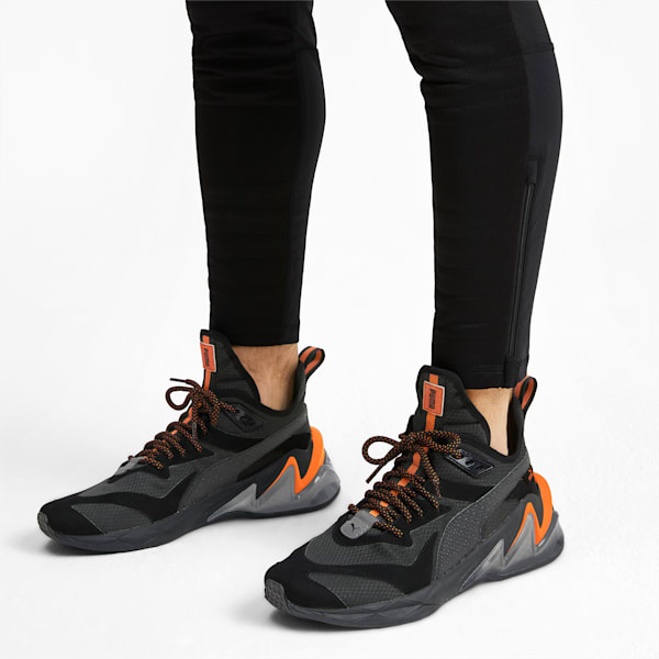 LQDCELL Origin Terrain Men's Training Shoes, Puma Black-Jaffa Orange, extralarge