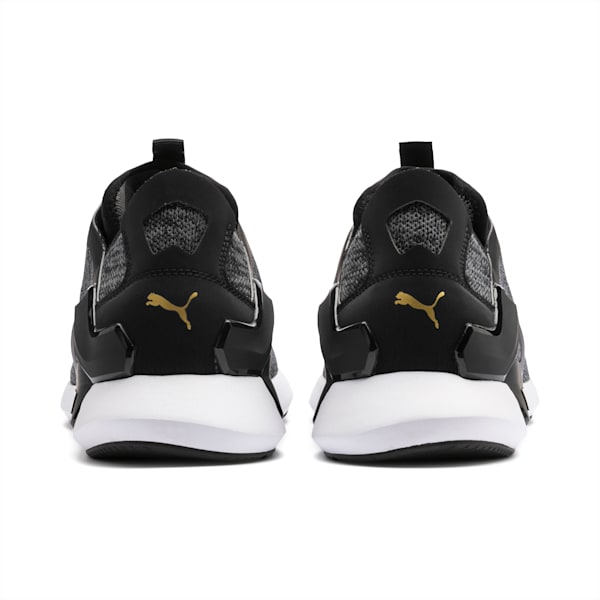 Rogue X Knit Men's Training Shoes, Puma Black-CASTLEROCK-Puma Team Gold, extralarge