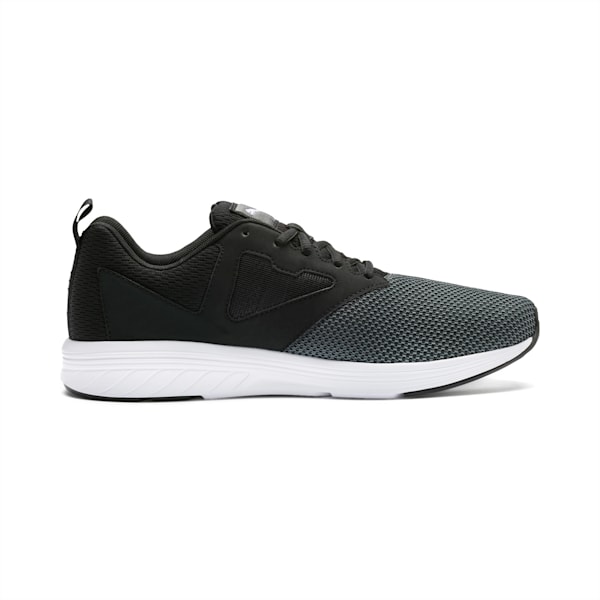 NRGY Asteroid Unisex Running Shoes, Puma Black-Puma White, extralarge-IND