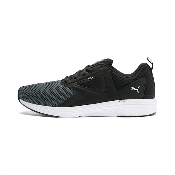 NRGY Asteroid Unisex Running Shoes, Puma Black-Puma White, extralarge-IND