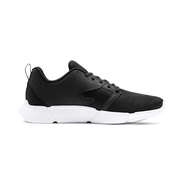 INTERFLEX Modern Unisex Sneakers, Puma Black-Puma White, extralarge-IND