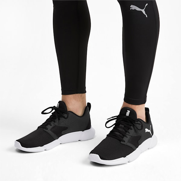 INTERFLEX Modern Unisex Sneakers, Puma Black-Puma White, extralarge-IND