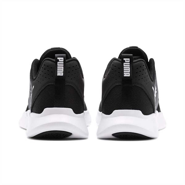 INTERFLEX Modern Unisex Sneakers, Puma Black-Puma White, extralarge-IND