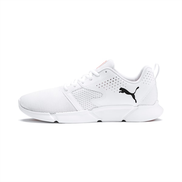 INTERFLEX Modern Men's Sneakers, Puma White-Puma Black-Nrgy Red, extralarge