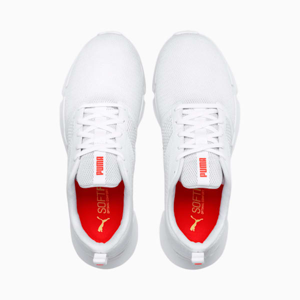 INTERFLEX Modern Men's Sneakers, Puma White-Puma Black-Nrgy Red, extralarge