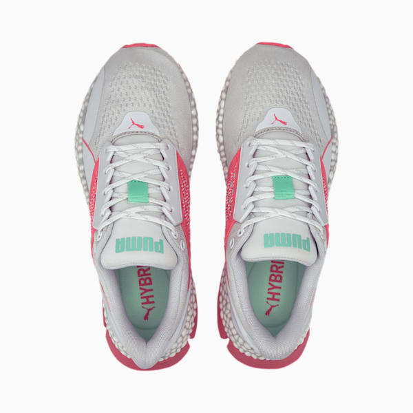 HYBRID Astro Women's Running Shoes, Puma White-Ignite Pink-Green Glimmer, extralarge