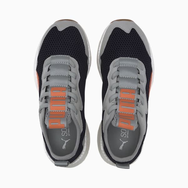 NRGY Neko Skim Youth Trainers, Peacoat-Firecracker-HighRise, extralarge-IND