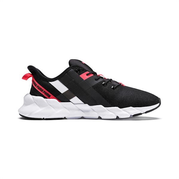 Weave XT Training Shoes JR, Black-White-Calypso Coral, extralarge