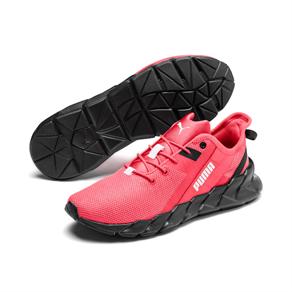 Weave XT Training Shoes JR, Calypso Coral-Puma White-Puma Black, extralarge