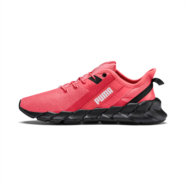 Weave XT Training Shoes JR, Calypso Coral-Puma White-Puma Black, extralarge