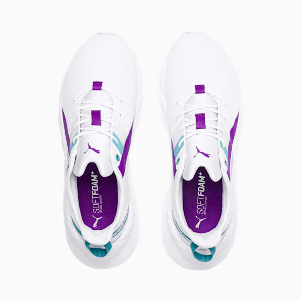 Weave XT Training Shoes JR, Puma White-Milky Blue-Royal Lilac, extralarge