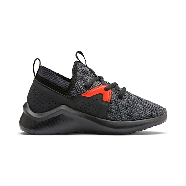 Emergence Little Kids' Shoes, Puma Black-Cherry Tomato, extralarge