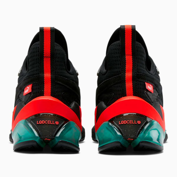 LQDCELL Origin Men’s Training Shoes, Puma Black-Nrgy Red-Blue Turquoise, extralarge