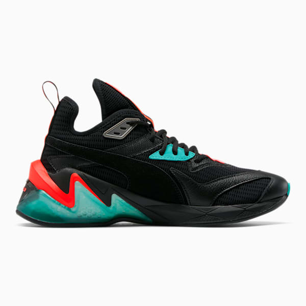 LQDCELL Origin Men’s Training Shoes, Puma Black-Nrgy Red-Blue Turquoise, extralarge