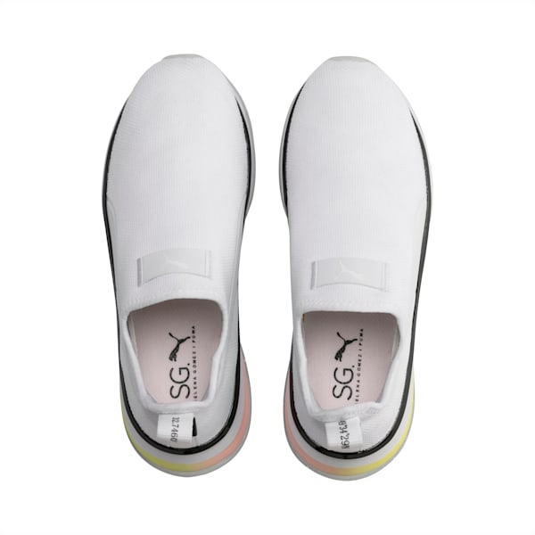 SG Slip-On Glitz Women’s Training Shoes, Puma White-Puma Black, extralarge