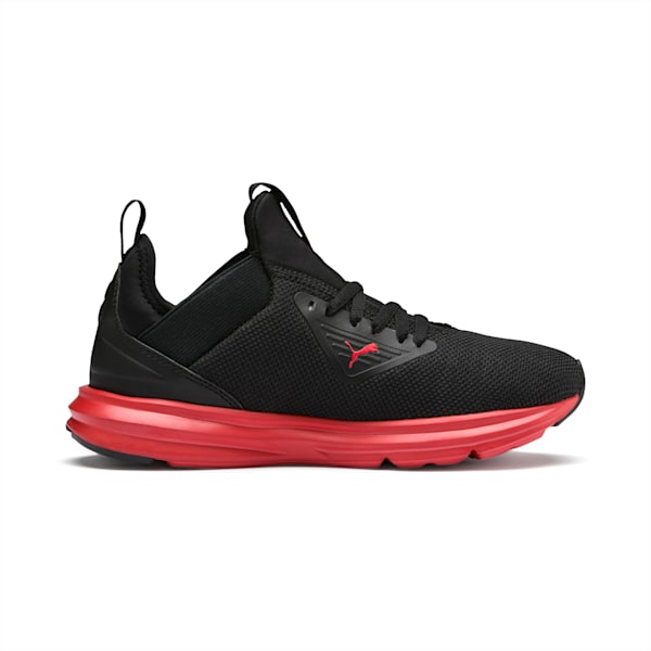 Enzo Beta Sneakers JR, Puma Black-High Risk Red, extralarge
