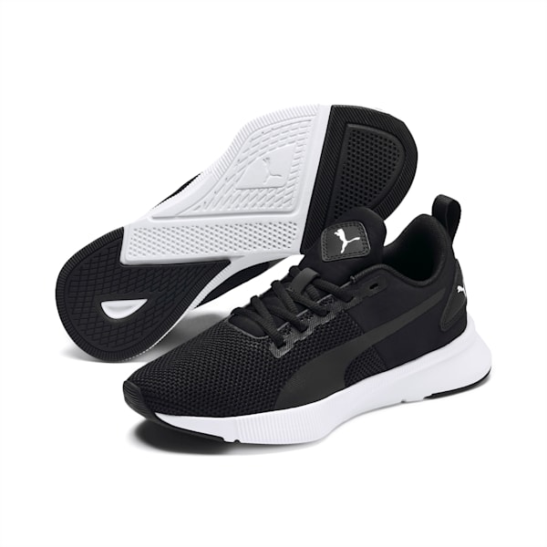 Flyer Runner Boys' Training Shoes JR, Puma Black-Puma White, extralarge
