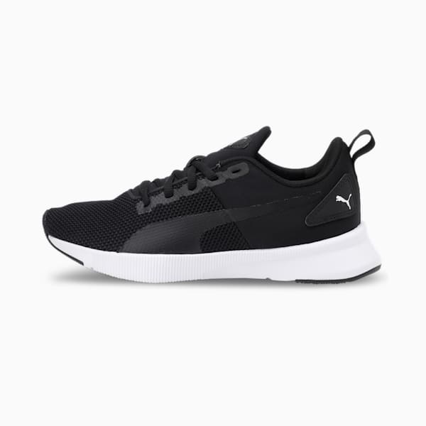 Flyer Runner Youth Shoes, Puma Black-Puma White, extralarge-IND