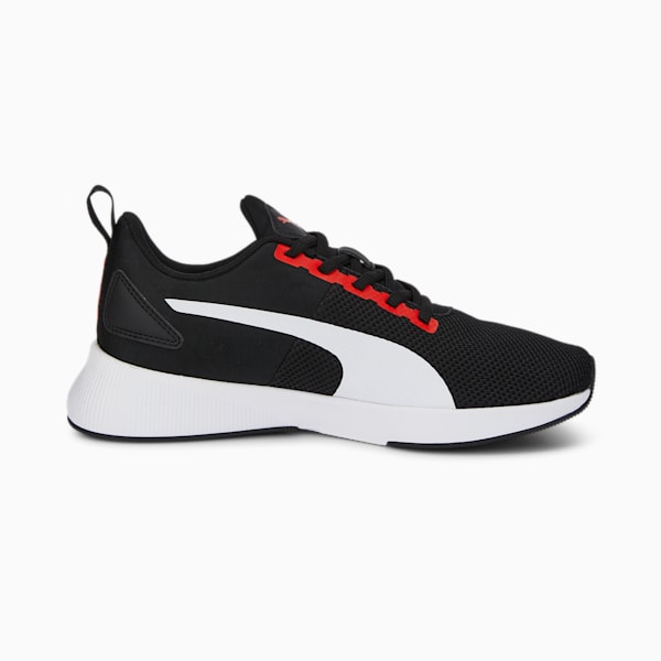 Flyer Runner Youth Shoes, Puma Black-Puma White-Puma Red, extralarge-IND