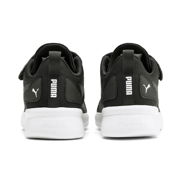 Flyer Runner Little Kids' Shoes, Puma Black-Puma White, extralarge