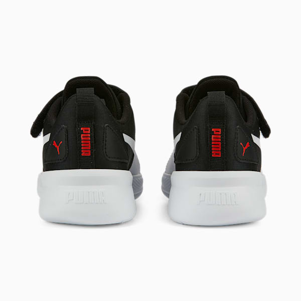 キッズ フライヤー ランナー V PS スニーカー 17-21cm, Puma Black-Puma White-Puma Red